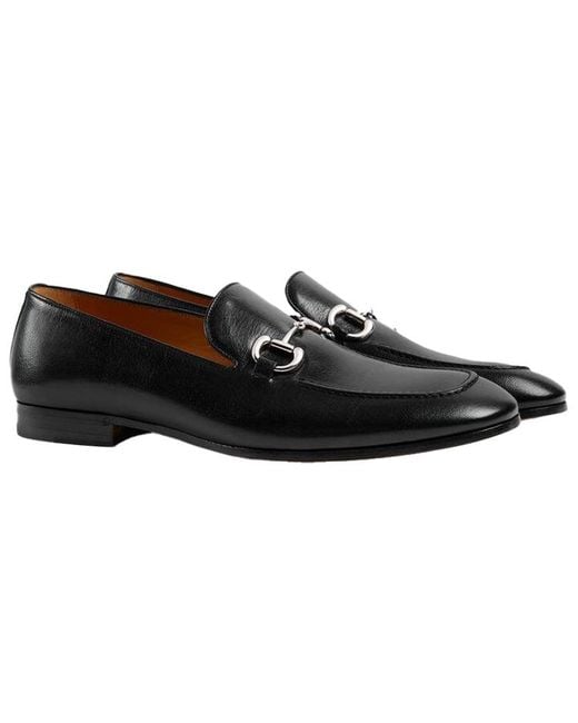 Gucci Black Horsebit Loafers for men