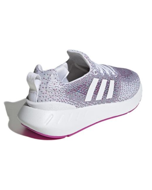 Adidas White (Wmns) Originals Swift Run 22 Shoes Fuchsia'