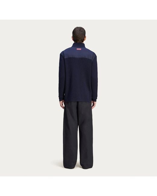 Adidas Blue X C.P. Company Spzl Half Zip Sweatshirt for men