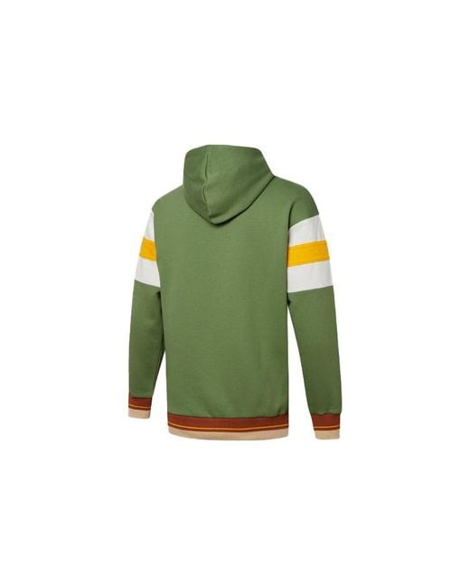 PUMA Green Retro Embroidered Logo Contrasting Colors Sports Dark for men