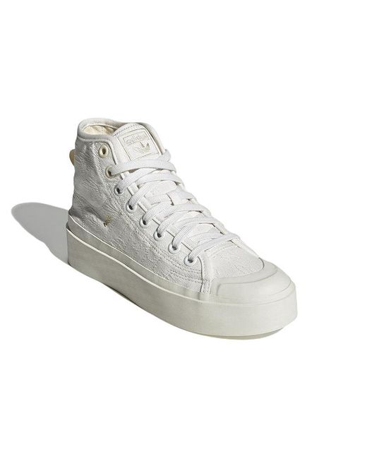 Adidas White (Wmns) Nizza Bonega Mid 'Cream'