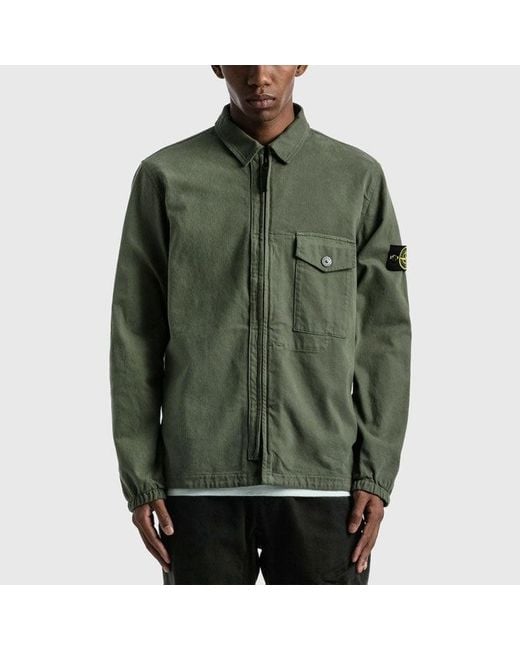 ジャケット・アウター STONE  zip front over shirt ジャケット・アウター STONE zip front over shirt STONE ISLAND