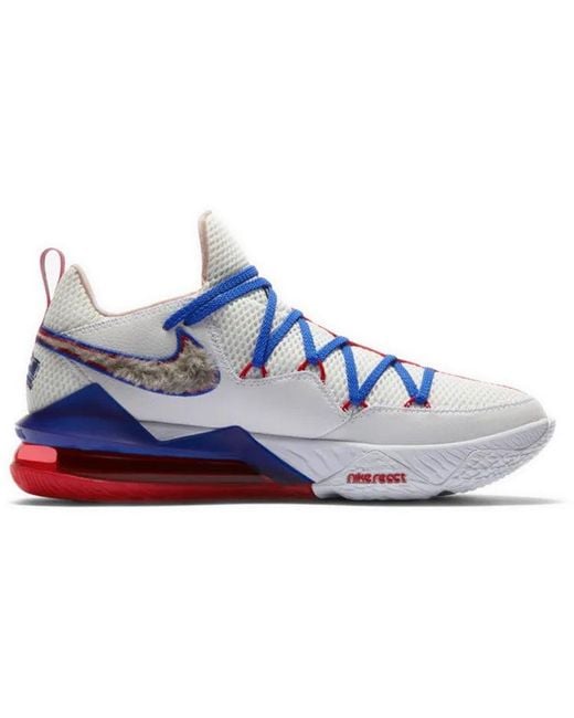 Nike Blue Lebron 17 Low 'Tune Squad' for men