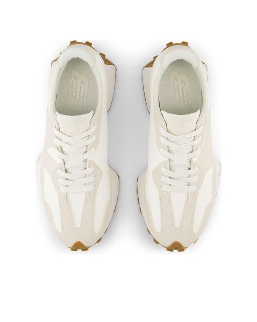 New Balance White (Wmns) 327 'Linen Sea Salt'