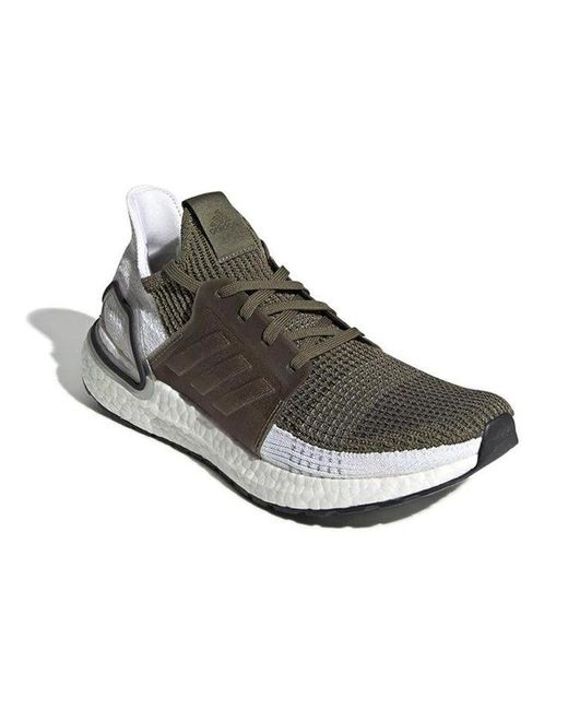 Adidas Brown Ultraboost 19 'Raw Khaki' for men