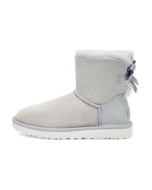 Ugg Gray (Wmns) Mini Bailey Bow Ii Boot