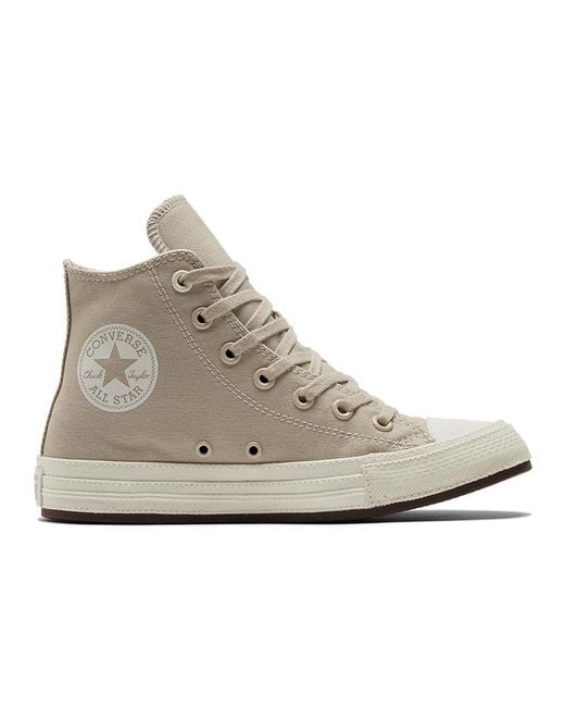 Converse Brown (Wmns) Chuck Taylor All Star High 'Beach Stone' for men