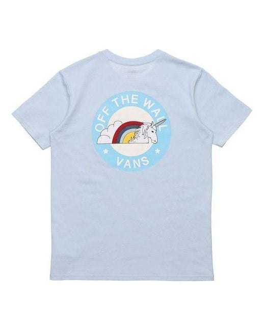 Vans Blue (Wmns) Printing Short Sleeve