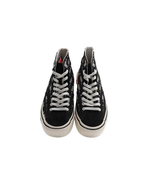 Li-ning Black Superwave Canvas Hi for men