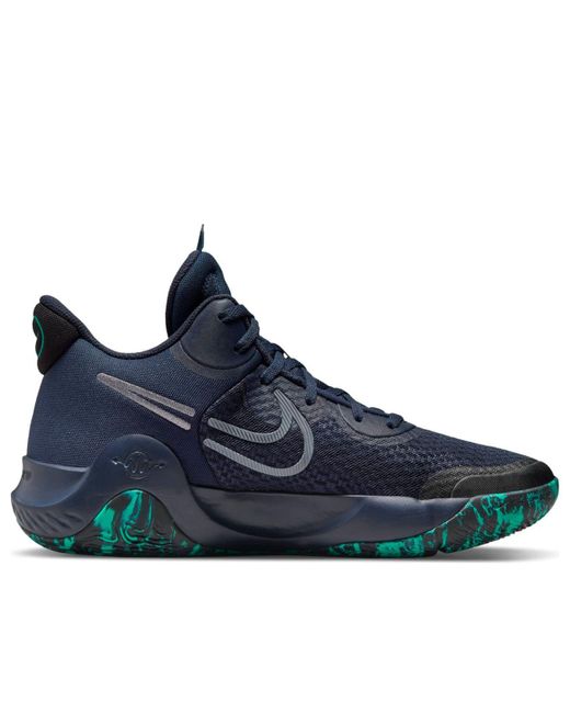 Nike Blue Kd Trey 5 Ix Ep 'Obsidian Clear Emerald' for men