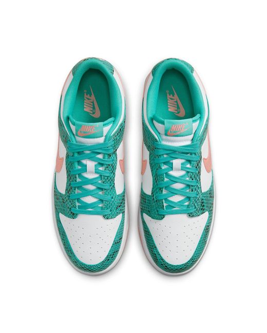 Nike Blue Dunk Low 'Washed Snakeskin' for men