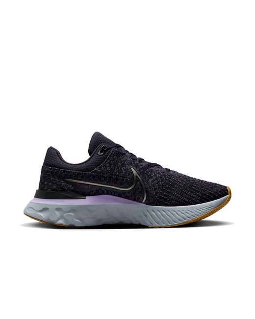 Nike Blue React Infinity Run Flyknit 3 'Cave Cool' for men