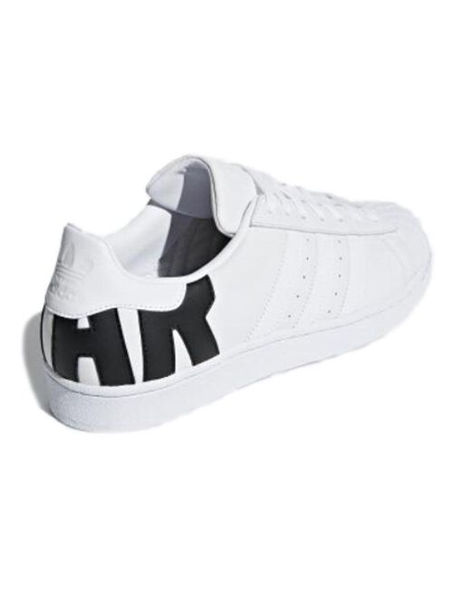 Adidas White Superstar 'Big Logo' for men
