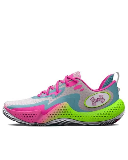 Under Armour Pink Spawn 5 Lime' for men