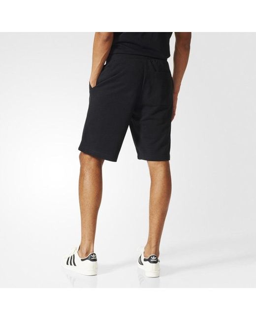 Adidas Black Originals Logo Printing Casual Sports Running Shorts for men