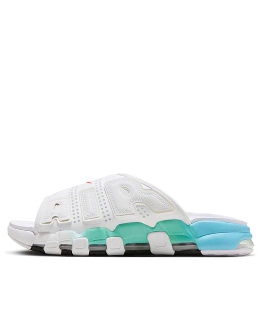 Nike Air More Uptempo Slide 'Aqua' in Blue for Men | Lyst UK