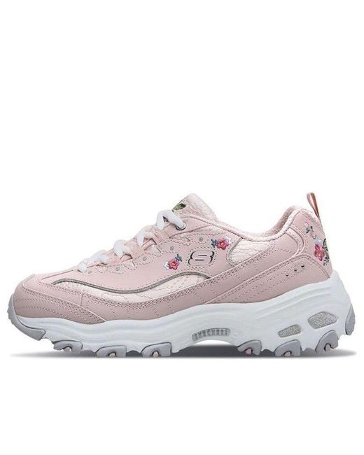 Skechers d lite pink sales