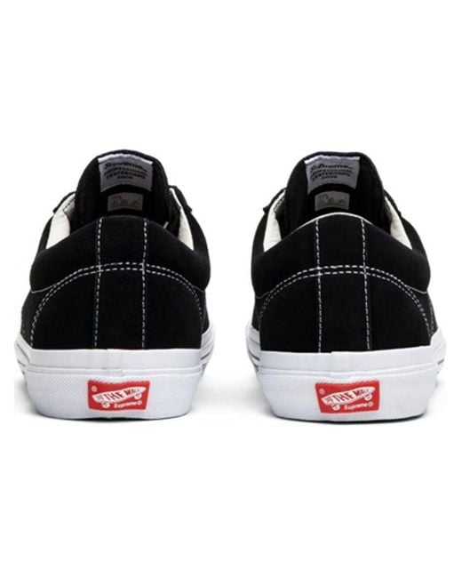 Vans Black Supreme X Sid Pro for men