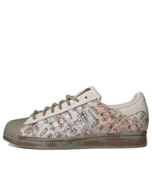 Adidas Brown Melting Sadness X Superstar 'Allover Graphics for men