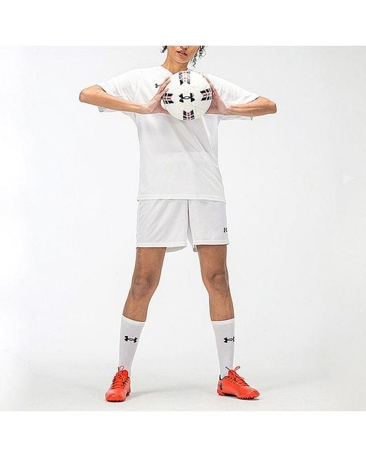 Under Armour White Launch 7 Shorts for men