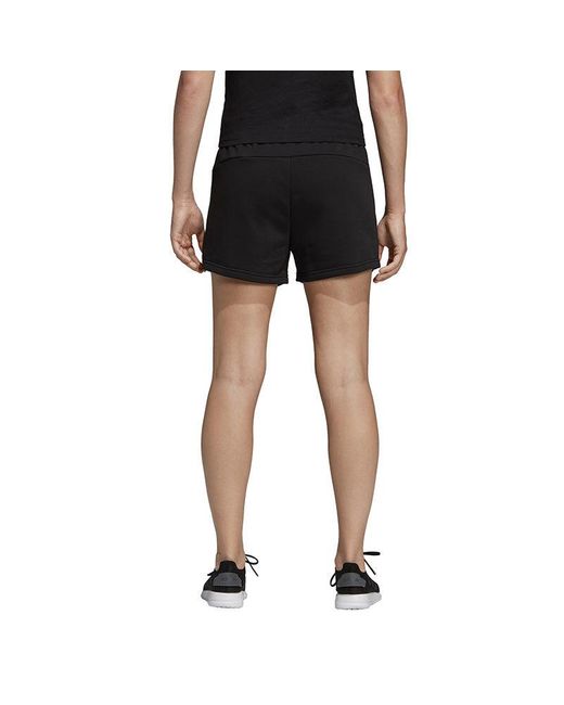 Adidas Black (Wmns) Essentials Linear Logo Shorts