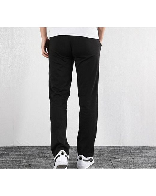 PUMA Black Ess Logo Op Sweat Pants for men