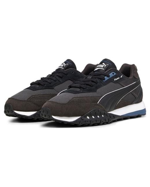PUMA Black Blktop Rider Pop 'Dark Coal' for men