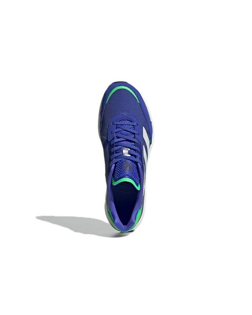 Adidas Blue Adizero Boston 'Sonic Ink Screaming' for men