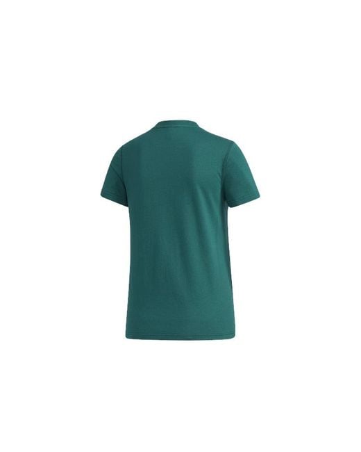 Adidas Green (Wmns) Neo Casual Sports Short Sleeve Forest