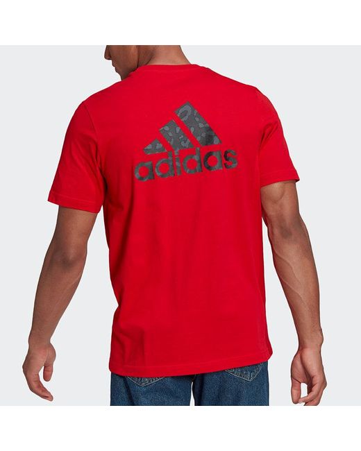 Adidas Predator Logo Soccer/Football Training Athleisure Casual Sports Breathable Short Sleeve for men