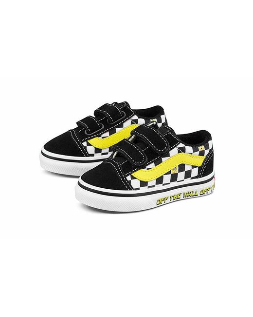 Vans Black (Td) Spongebob Squarepants X Old Skool Velcro 'Off The Wall' for men