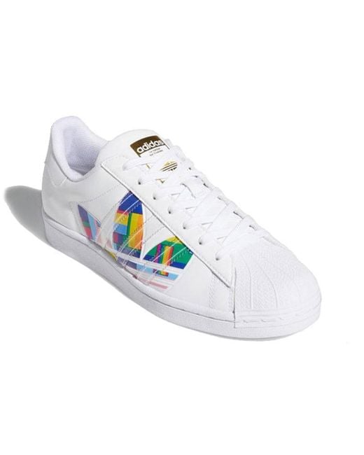 Adidas Blue Superstar 'Pride 2020' for men