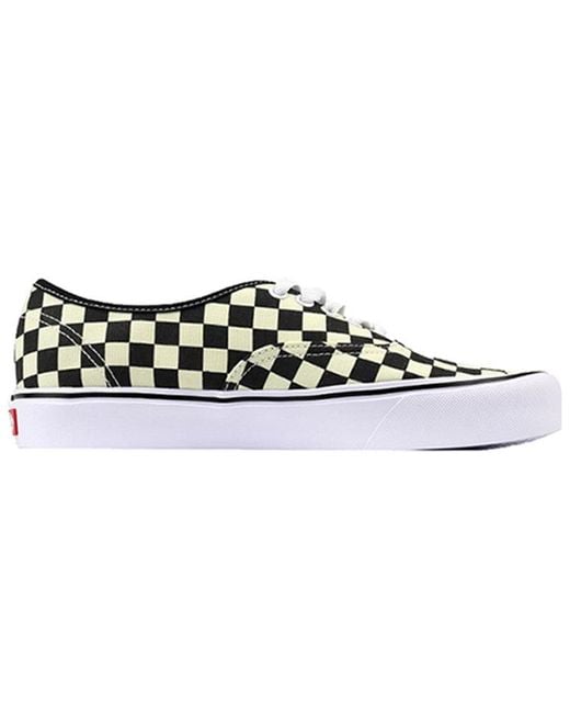 Vans White Authentic Lite 'Checkerboard for men