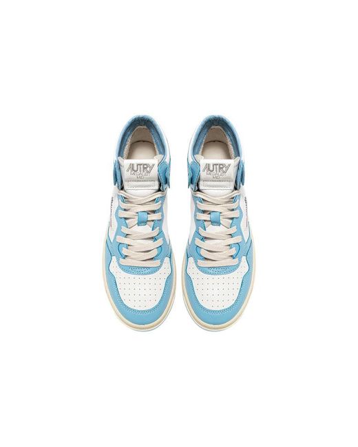 Autry Blue Medalist Mid Bicolor for men