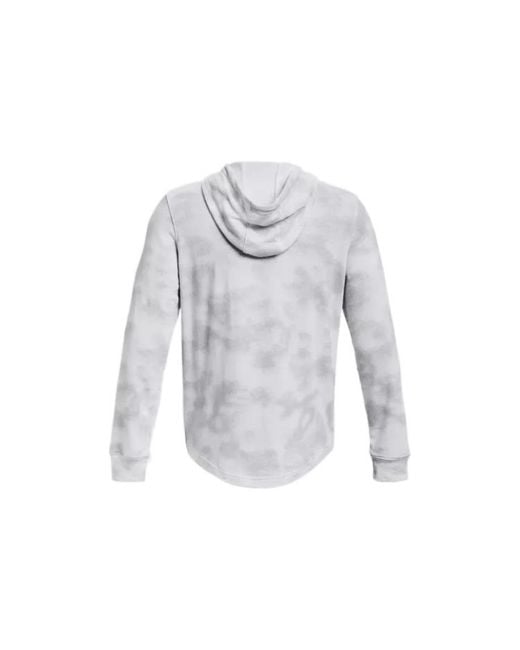 Under Armour Gray Rival Terry Hoodie for men