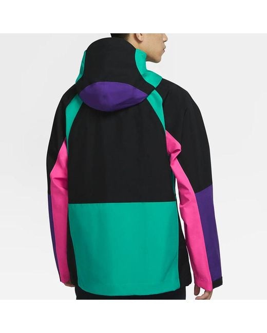 Nike Green Winter Utility Gore-Tex Casual Sports Hooded Jacket for men