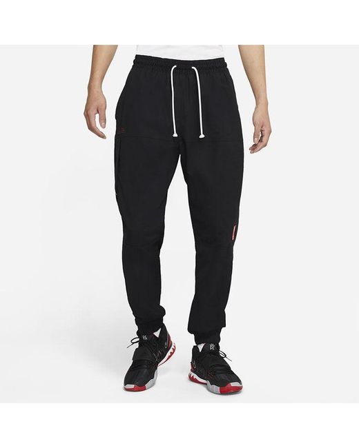 Nike Black Lacing Cargo Bundle Feet Sports Pants/Trousers/Joggers Autumn for men