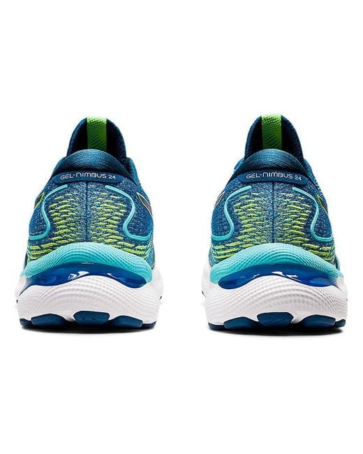 Asics Blue Gel-nimbus 24 Running Shoes - D/medium Width for men
