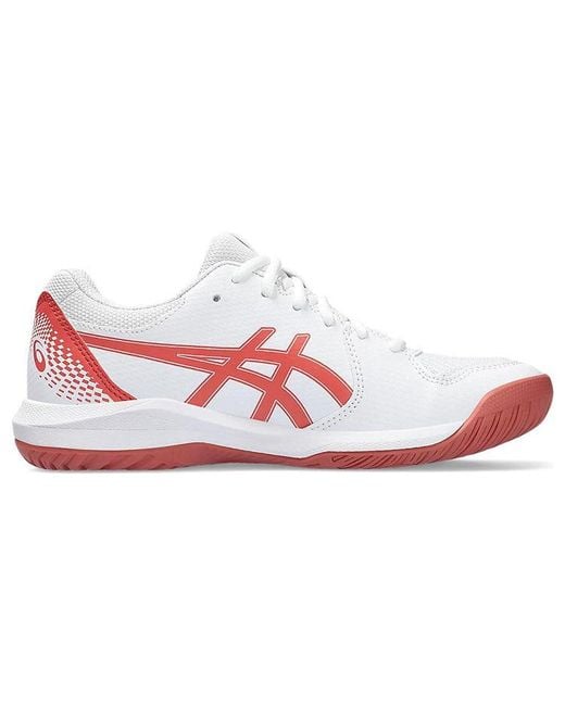 Asics White (Wmns) Gel-Dedicate 8 Light Garnet'