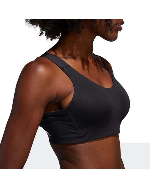 Adidas Black (Wmns) Stronger For It Alpha Bra Asia Sizing