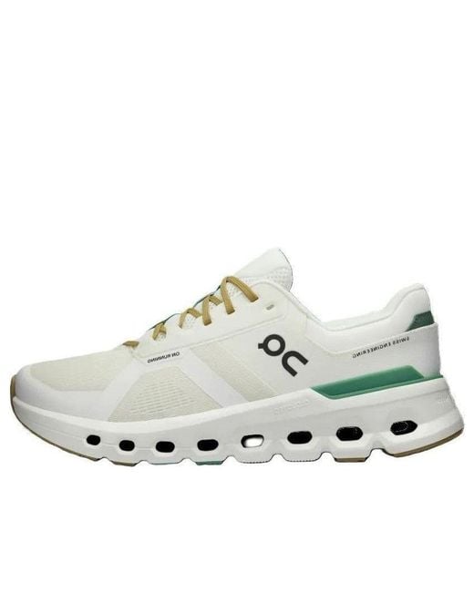 On Shoes White Cloudrunner 2 'Undyed' for men