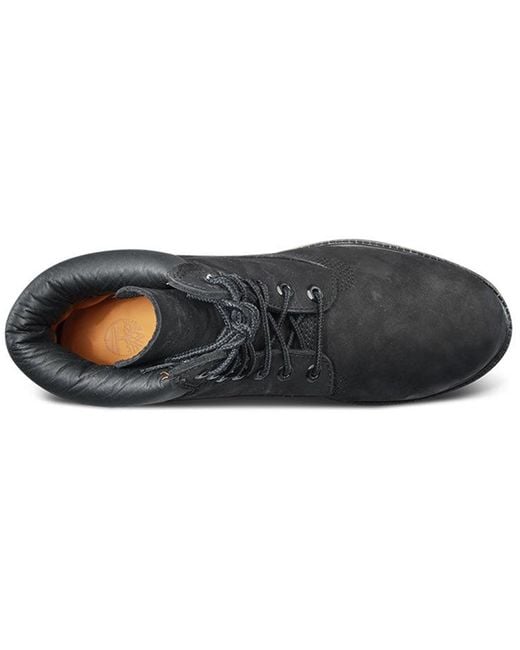 Timberland Black Icon 6' Premium Narrow Fit Boots Nubuck' for men