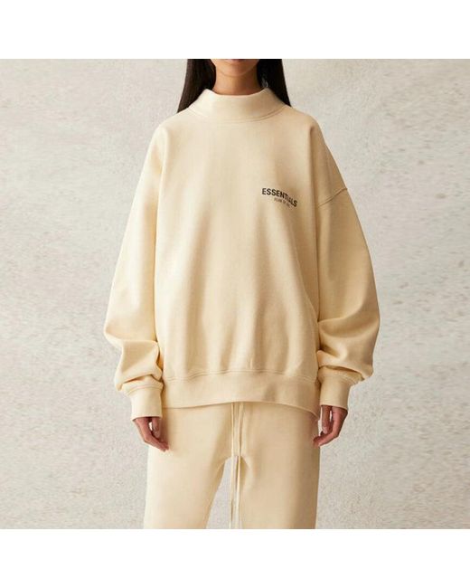 Fear Of God White Ss21 Pull-Over Mockneck for men