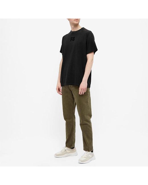 Fear Of God Black Fg Tee 'Vintage' for men