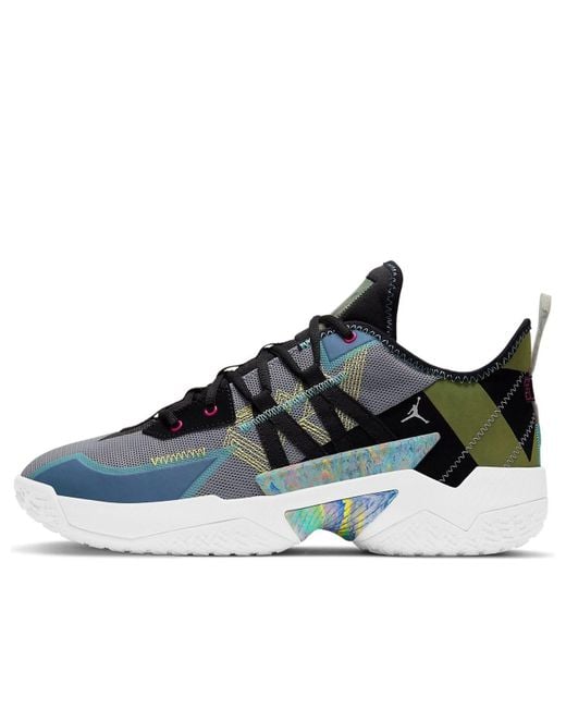 Nike Blue Jordan Westbrook One Take 2 Pf 'wolf Grey Multi' for men