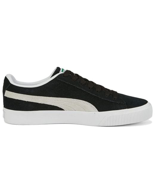 PUMA Black Suede Classic Sneakers for men