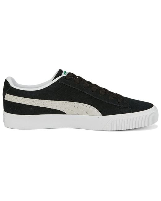 PUMA Black Suede Classic Sneakers for men