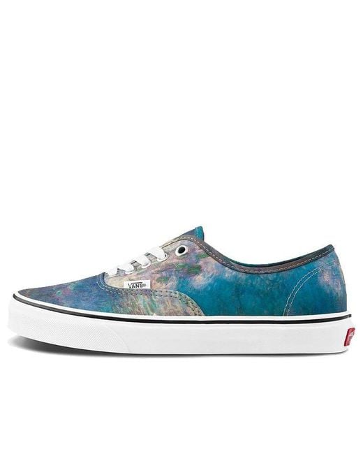 Vans Blue Moma X Authentic 'Claude Monets Water Lilies' for men
