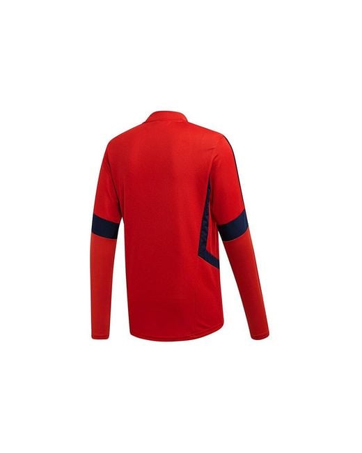 Adidas Red Afc Tr Top Arsenal Soccer/Football Training Sports Round Neck Pullover for men