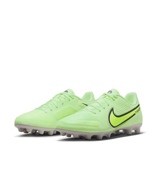 Nike Green Tiempo Legend 9 Ag Volt' for men